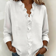 Eleanor Elegant Ruffle Blouse