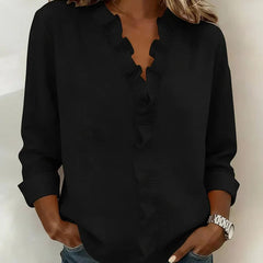 Eleanor Elegant Ruffle Blouse