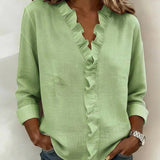 Eleanor Elegant Ruffle Blouse