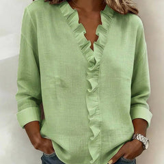 Eleanor Elegant Ruffle Blouse