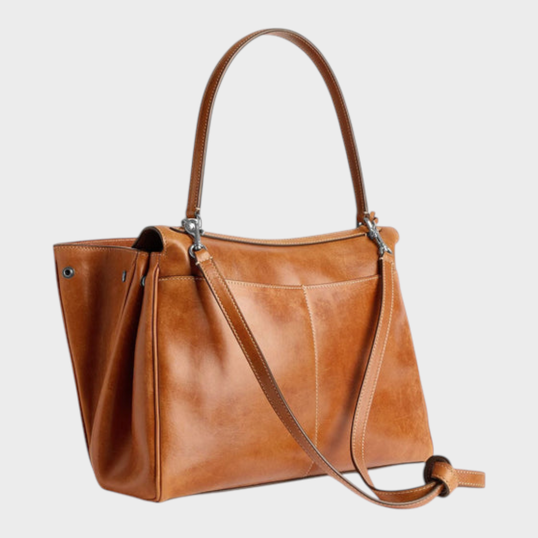 Libby Minimalist Leather Handbag