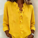 Eleanor Elegant Ruffle Blouse