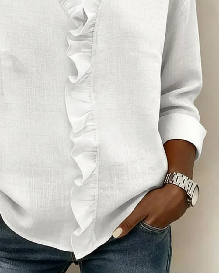 Eleanor Elegant Ruffle Blouse