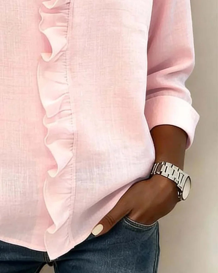 Eleanor Elegant Ruffle Blouse