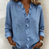Eleanor Elegant Ruffle Blouse
