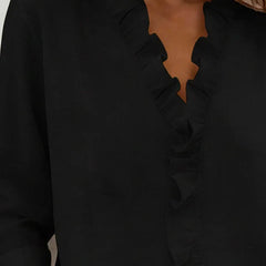 Eleanor Elegant Ruffle Blouse