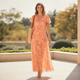 Camille | Women's Elegant Wrap Midi Dress
