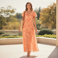 Camille | Women's Elegant Wrap Midi Dress