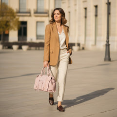 Chloé | Women's Vanilla Pink Leather Tote Bag