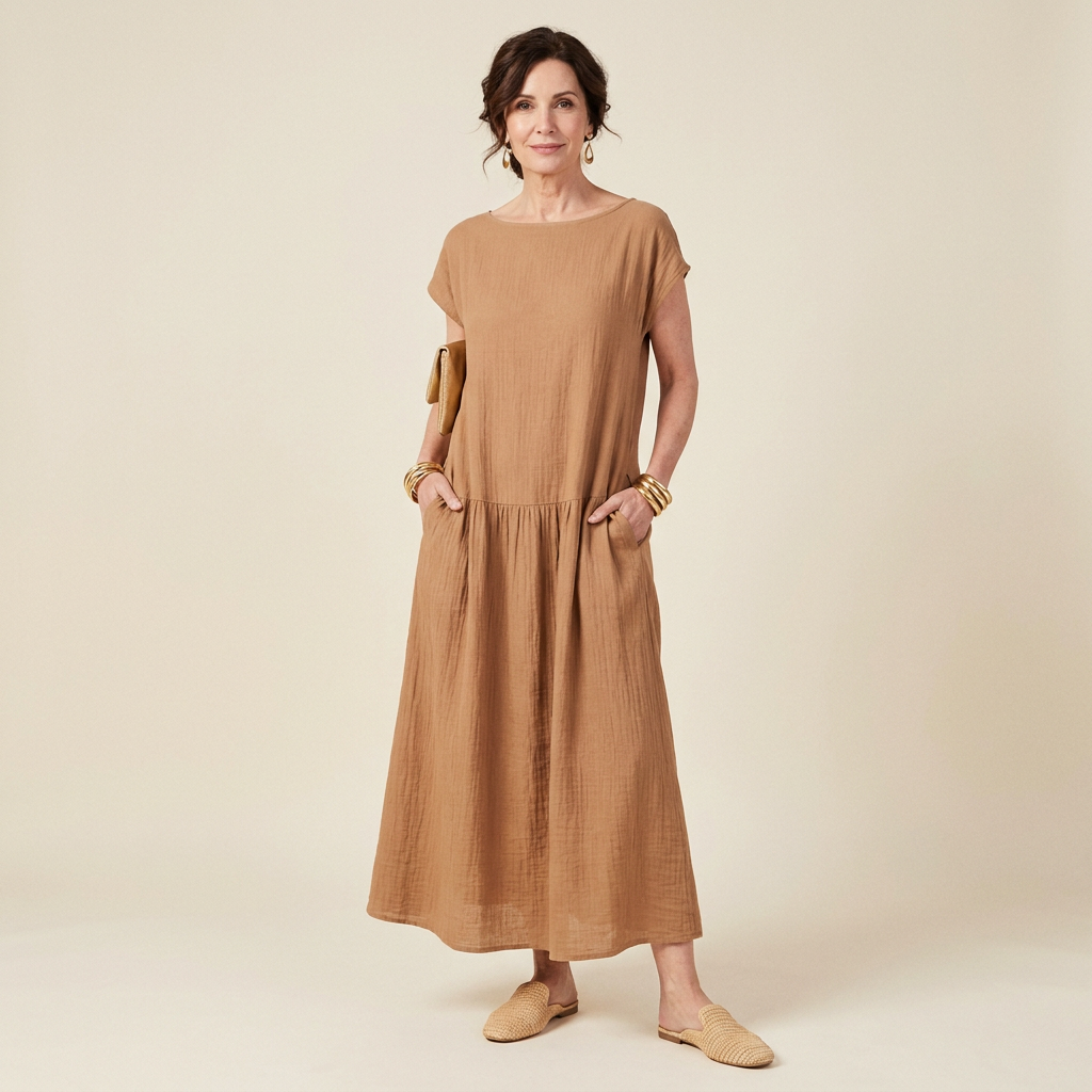 Ellianna | Women's Loose Fit Long Dress - Comfortable Summer Elegance