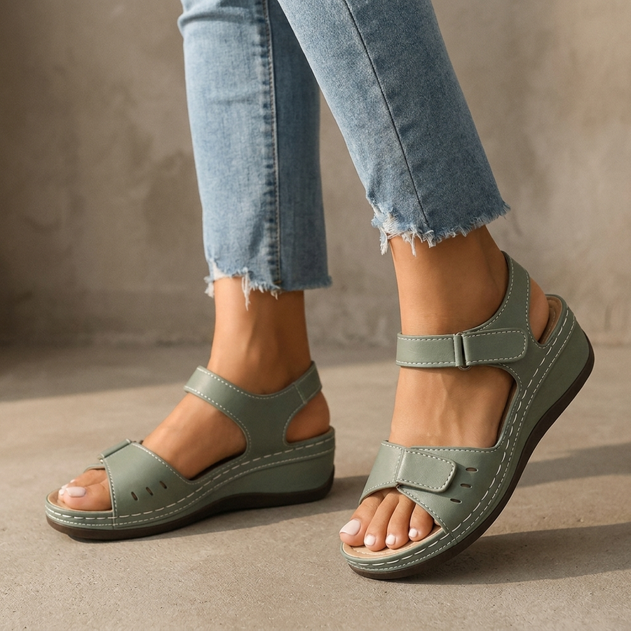 Nina | Women's Cushioned Wedge Heel Sandals