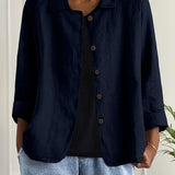 Marisol | Women's Relaxed-Fit Button Front Oversized Blazer