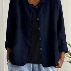 Marisol | Women's Relaxed-Fit Button Front Oversized Blazer