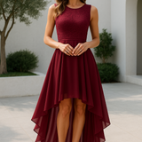 Marisol | Wedding Guest High-Low Sleeveless Dress