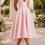 Harlan | Wedding Guest Halterneck Midi Dress for Women