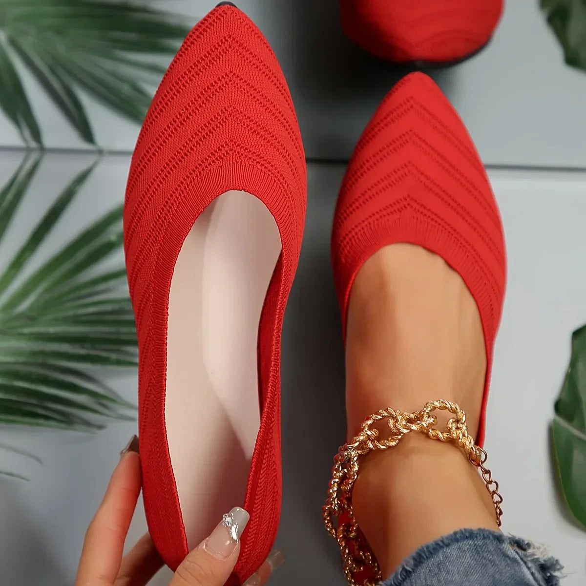 Sofie | Women's Pointed-Toe Slip-On Flats – Everyday Comfort