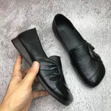Dahlia | Women's Embossed Slip-On Leather Shoe