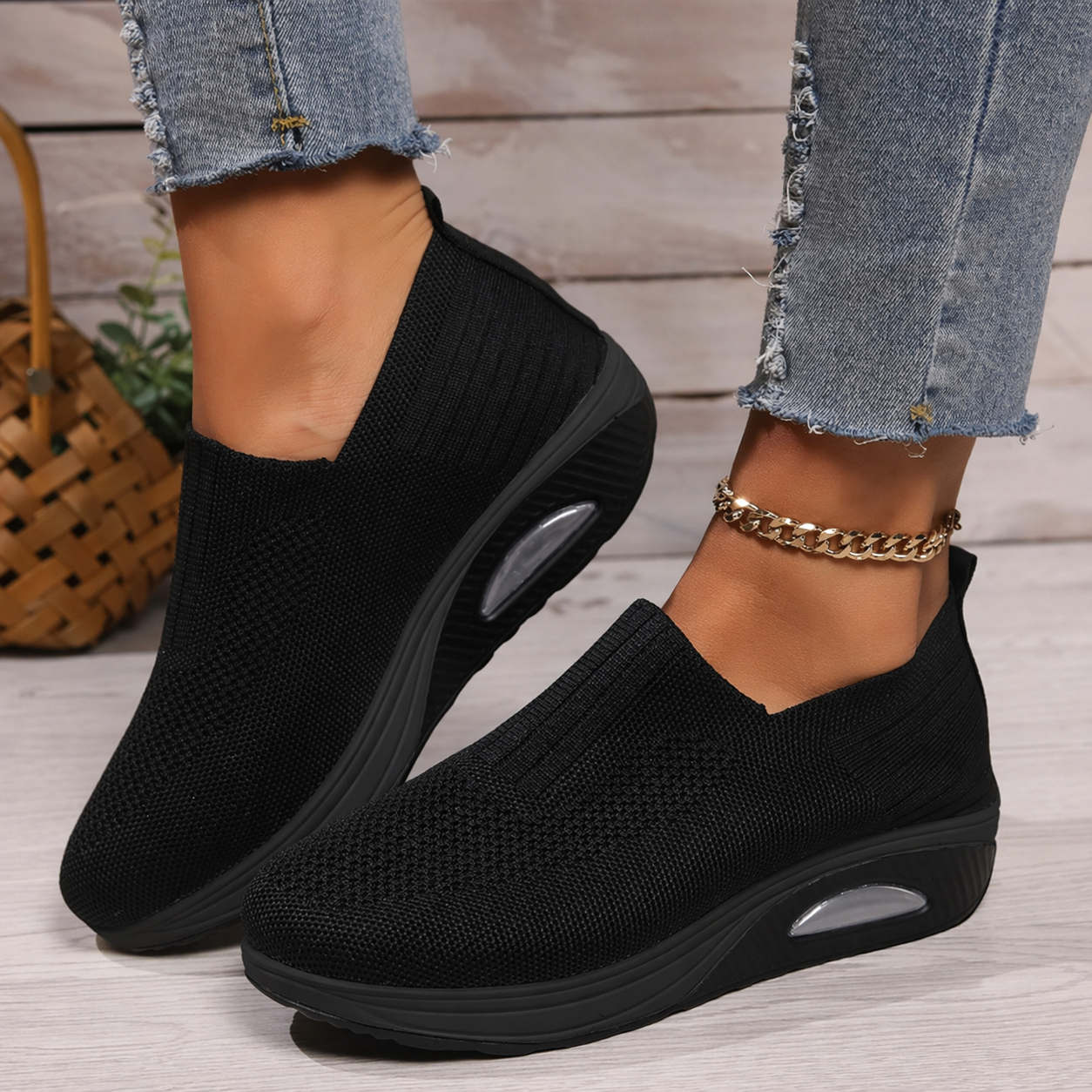 Anouk | Women's Slip-On Cushioned Sole Comfort Shoe