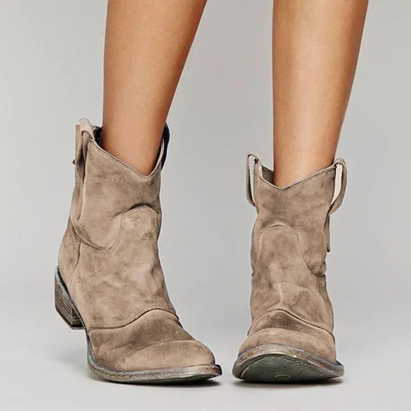 Clara | Women's Western Ankle Boot – Everyday Style