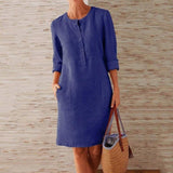 Marisette | Women's Button-Front Shift Dress – Weekend Errands