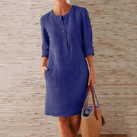 Marisette | Women's Button-Front Shift Dress – Weekend Errands
