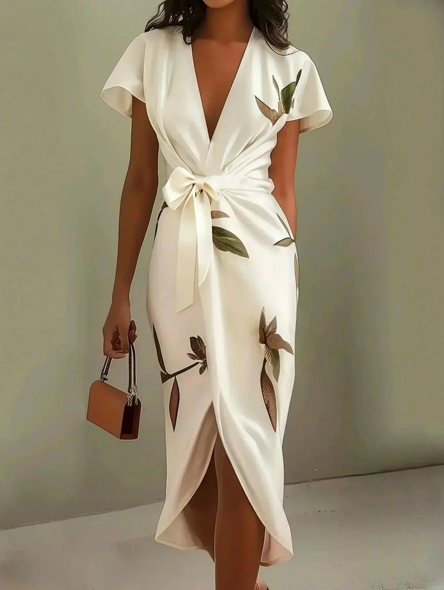 Wren | Wedding Guest Wrap Dress with V-Neck for Women
