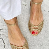 Nathaniel | Women's Woven Open-Toe Sandal – Weekend Wear