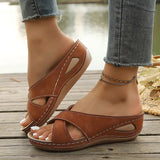 Eleanora | Women's Slip-On Wedge Sandal – Weekend Errands