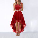 Marisol | Wedding Guest High-Low Sleeveless Dress
