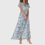 Camille | Women's Elegant Wrap Midi Dress