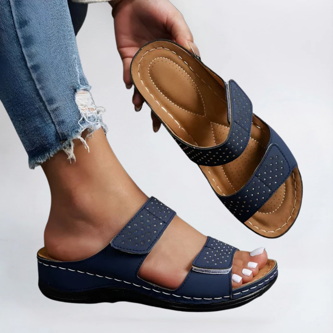 Camille | Women's Slip-On Open-Toe Sandal – Weekend Errands
