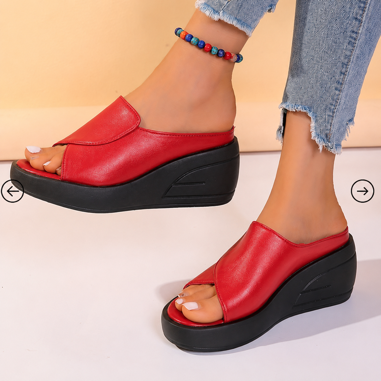 Nathaniel | Women's Open-Toe Slip-On Sandal – Casual Outings