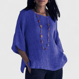 Nathaniel | Women's Relaxed-Fit Round Neck Blouse