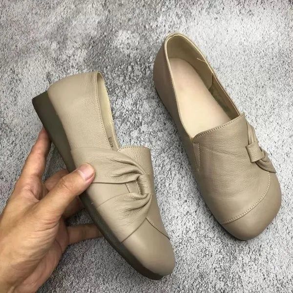 Dahlia | Women's Embossed Slip-On Leather Shoe
