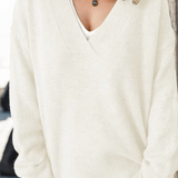 Emilie | Women's Crew Neck Long Sleeve Knit Sweater