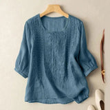 Aurélie | Women's Embroidered Relaxed Blouse