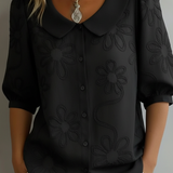 Amélie | Women's Embroidered Floral Blouse
