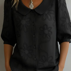 Amélie | Women's Embroidered Floral Blouse