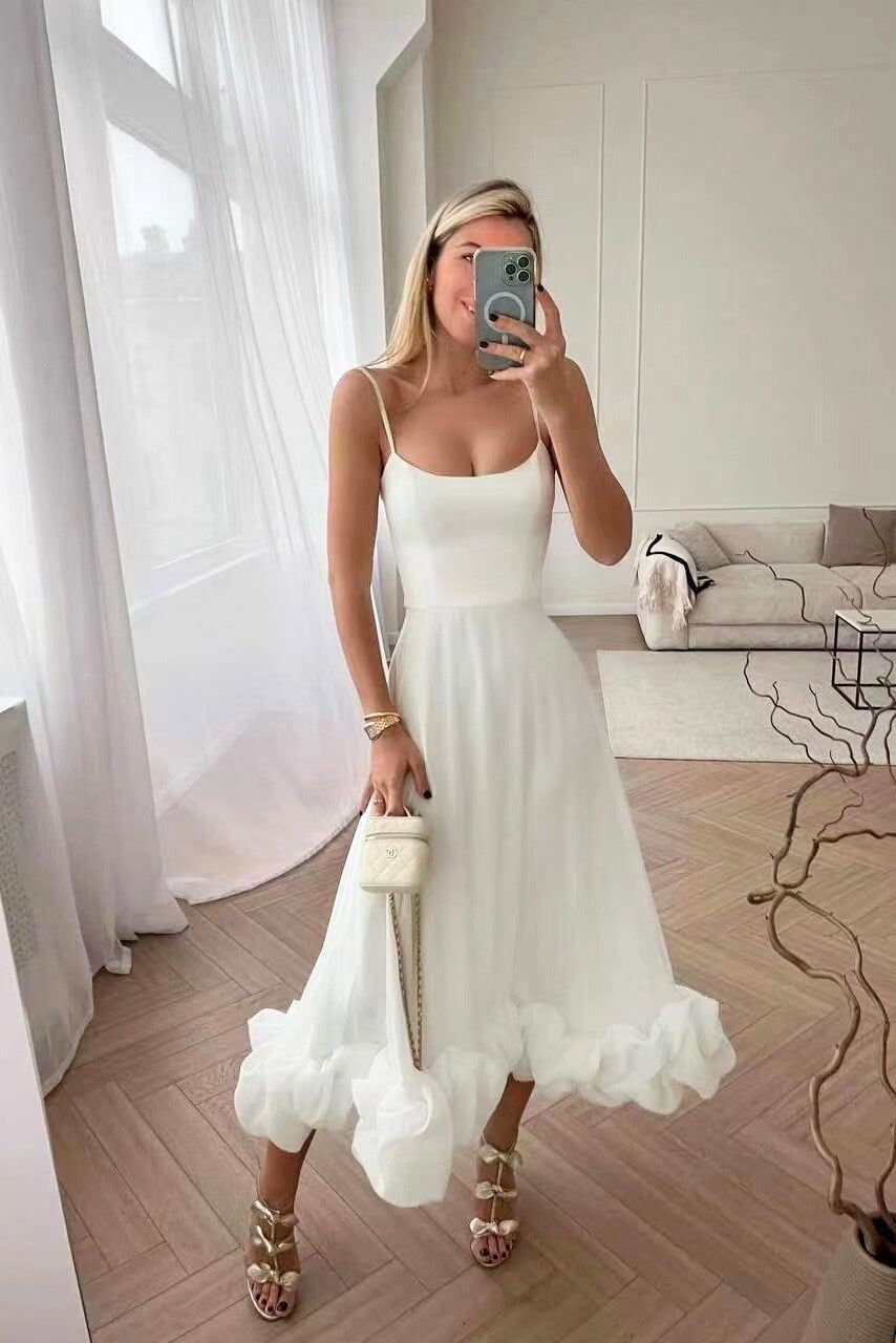 Odalys | Wedding Guest Sleeveless Maxi Dress for Women