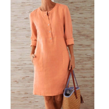 Marisette | Women's Button-Front Shift Dress – Weekend Errands