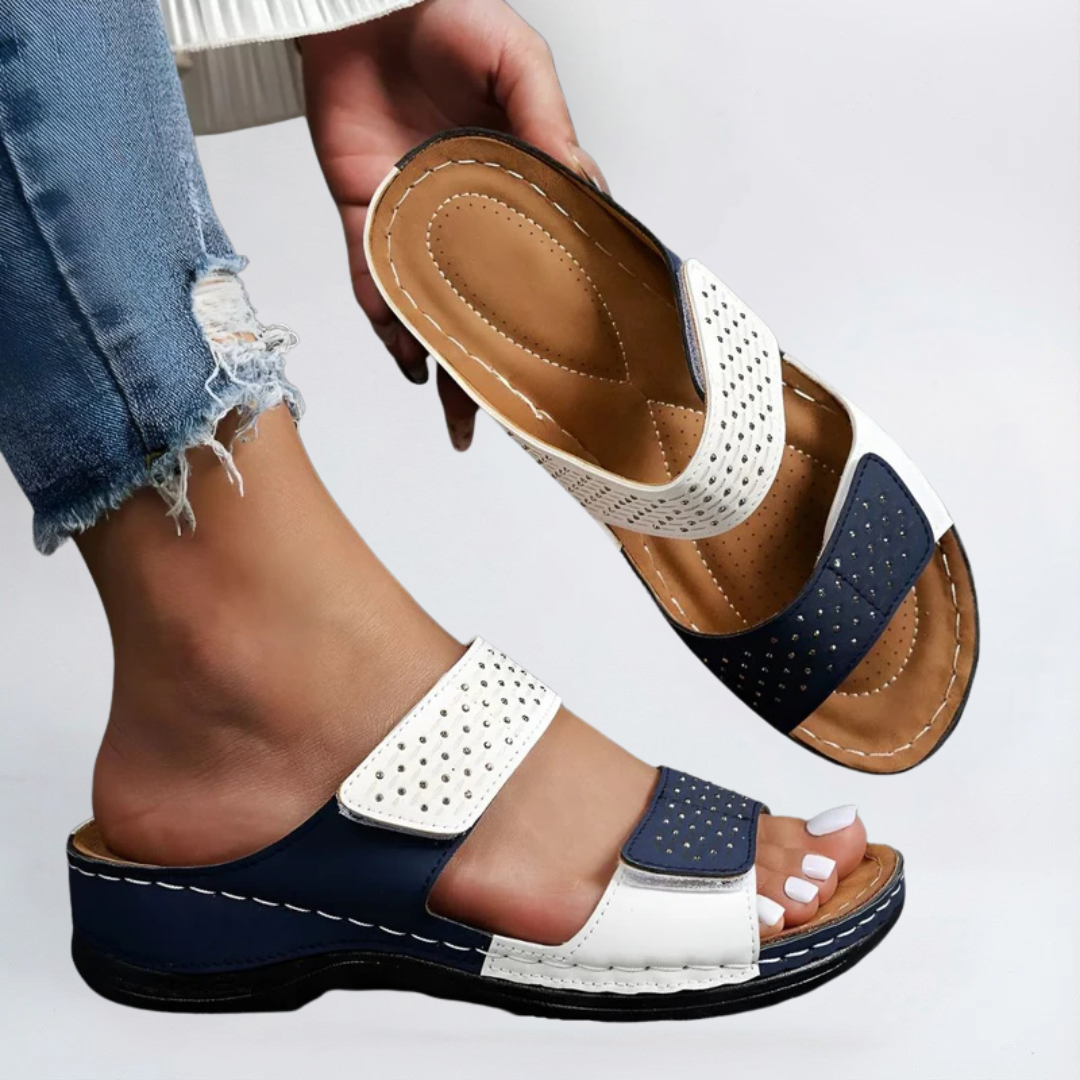 Camille | Women's Slip-On Open-Toe Sandal – Weekend Errands
