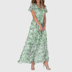 Camille | Women's Elegant Wrap Midi Dress