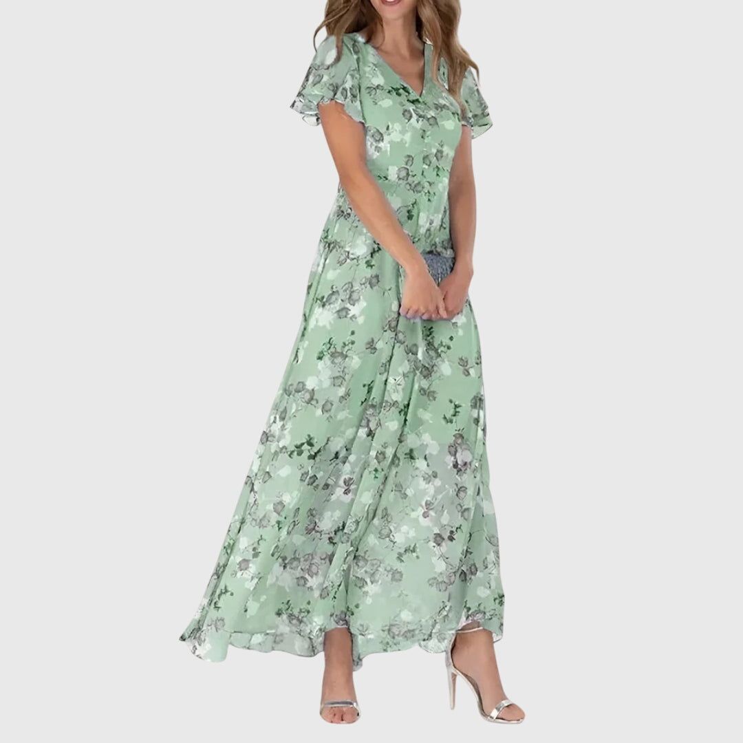 Camille | Women's Elegant Wrap Midi Dress