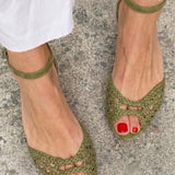 Nathaniel | Women's Woven Open-Toe Sandal – Weekend Wear