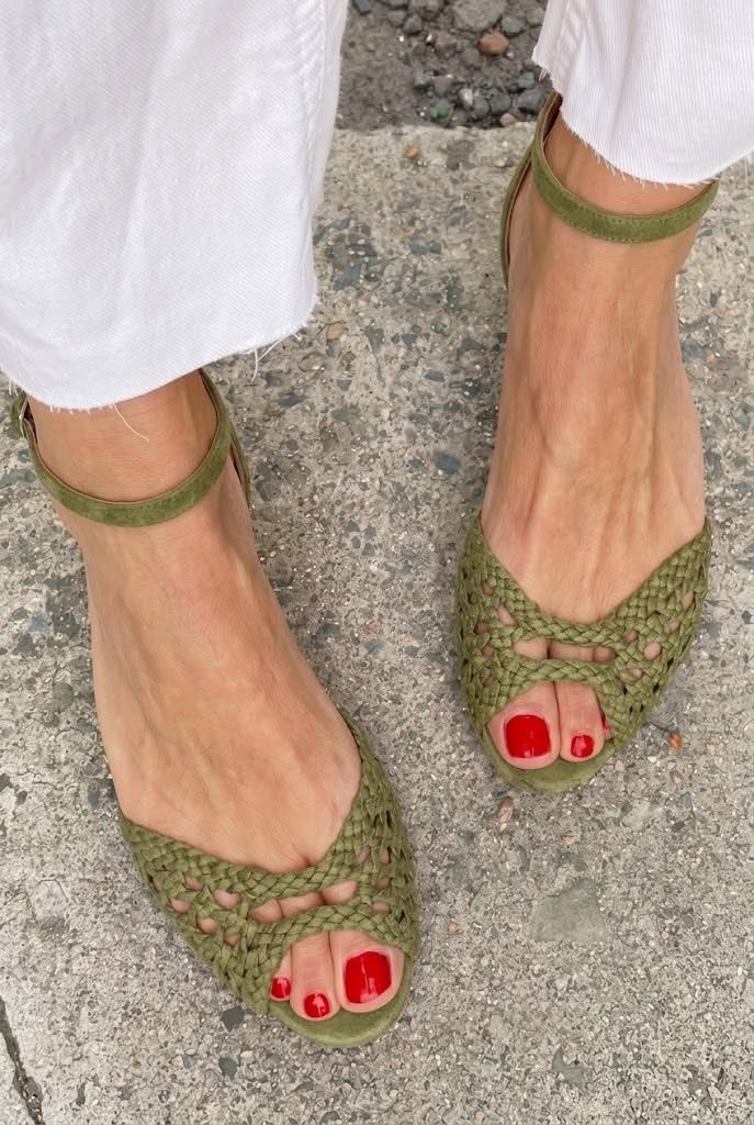 Nathaniel | Women's Woven Open-Toe Sandal – Weekend Wear