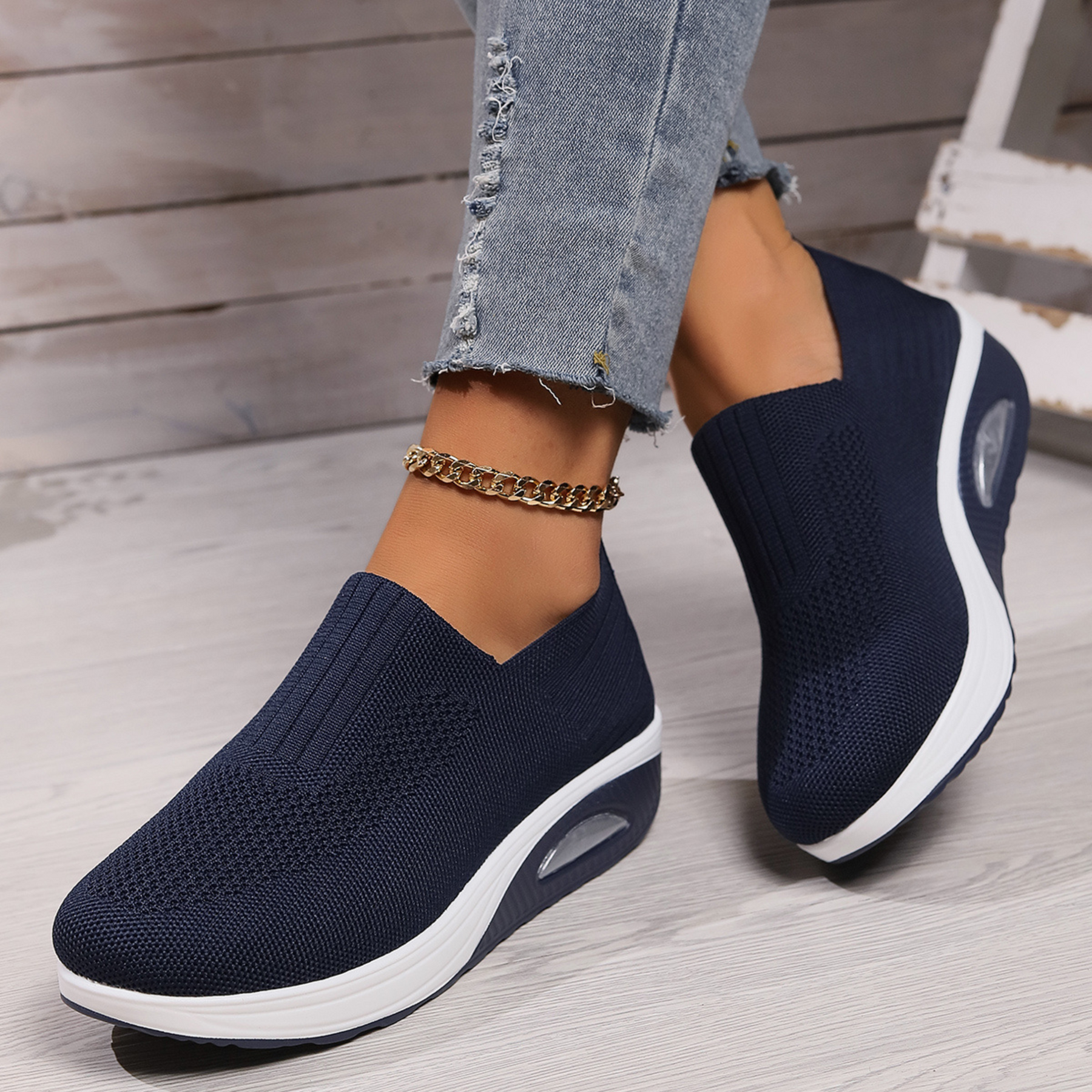 Anouk | Women's Slip-On Cushioned Sole Comfort Shoe