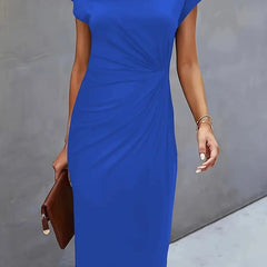 Marlowe | Women's V-Neck Midi Dress – Cocktail Party Wear