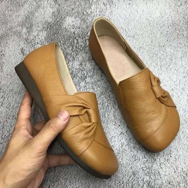 Dahlia | Women's Embossed Slip-On Leather Shoe