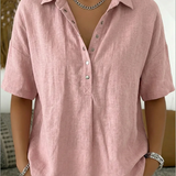 Margaux | Women's Relaxed Collared Button-Up Shirt