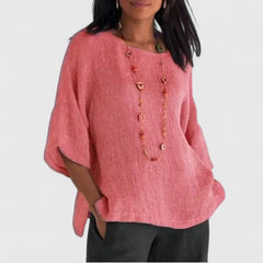 Nathaniel | Women's Relaxed-Fit Round Neck Blouse